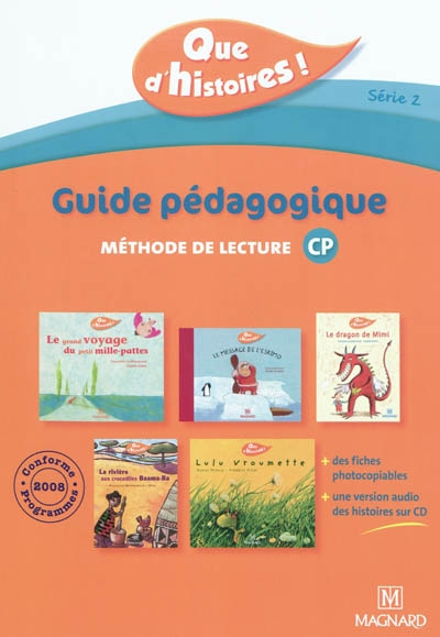 Cp que d'histoires serie 2 guide pedagogique avec cd audio