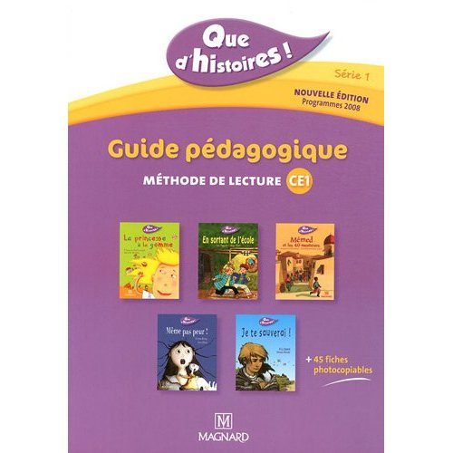 Que d'histoires ! ce1 - serie 1 (2011) - guide pedagogique avec 45 fiches phot