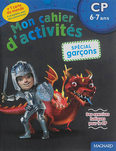 Mon cahier d'activites special garcons cp 6/7 ans