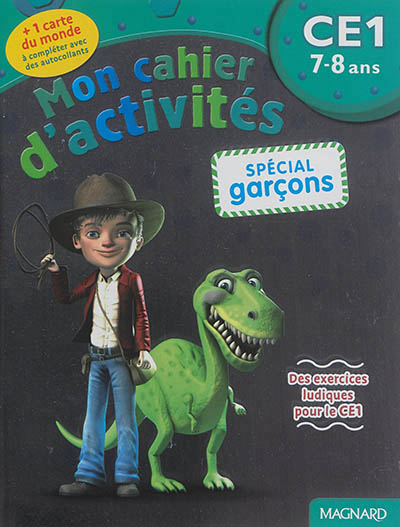 Mon cahier d'activites special garcons ce1 7/8 ans