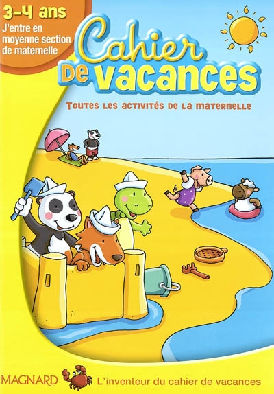 Ms 3.4 ans j'entre en moyenne section de maternelle