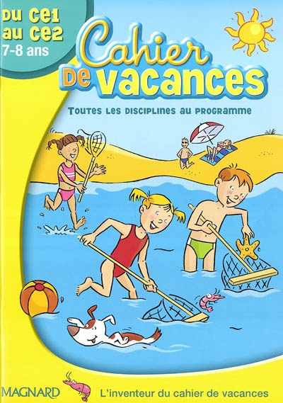 Ce1 ce2 cahier de vacances 7 / 8 ans