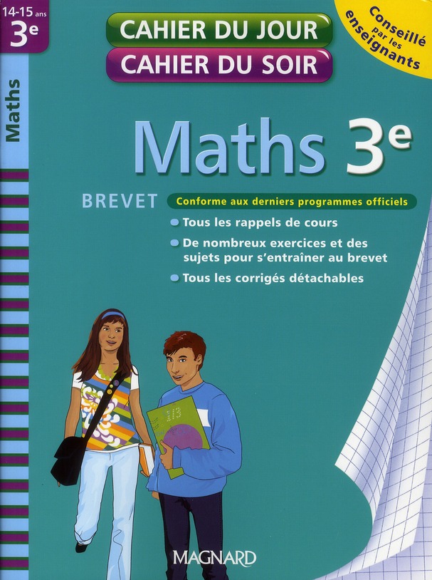 2010 cahier jour soir maths 3e
