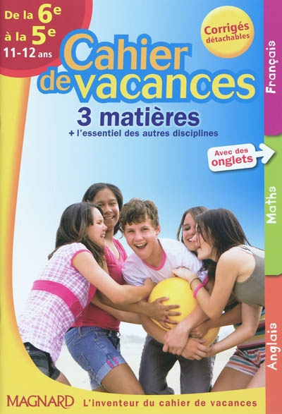 Cahier de vacances college 6e 5e