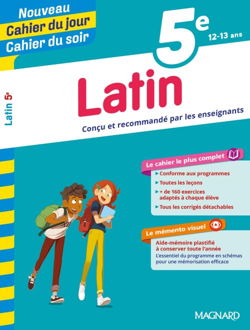 Cahier du jour/Cahier du soir Latin 5e