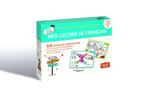 Mes lecons de francais - 50 cartes mentales pour comprendre facilement la grammaire, l'orthographe e