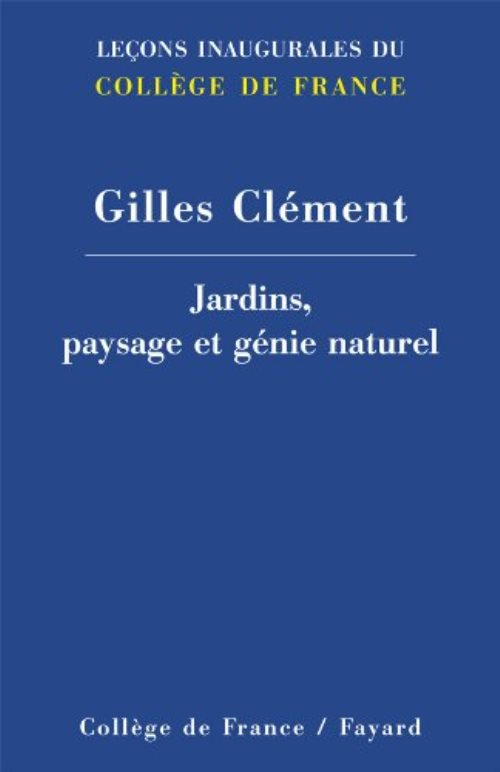 Jardins, paysage et genie naturel