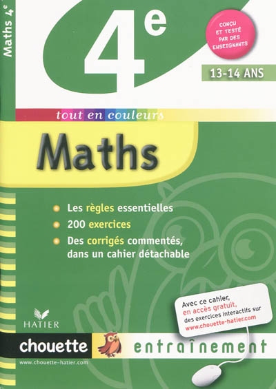 Maths 4e - chouette