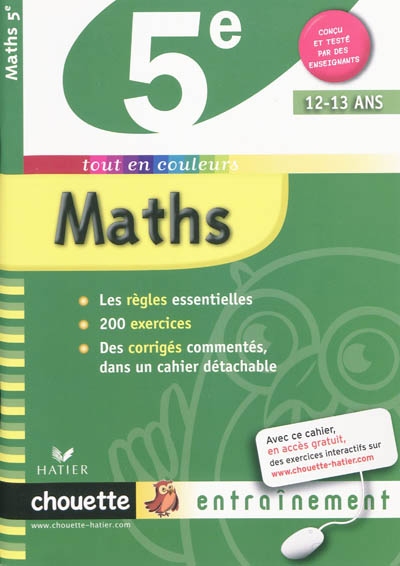 Maths 5e - chouette