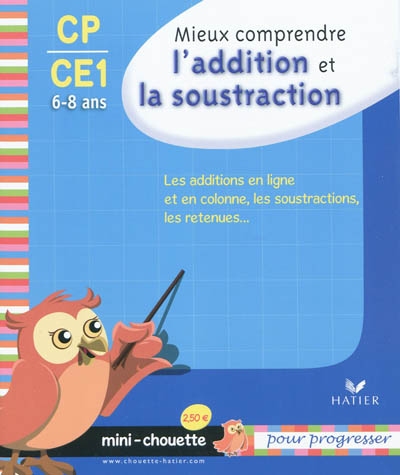 Mini chouette mieux comprendre l'addition et la soustraction cp/ce1 6-8 ans