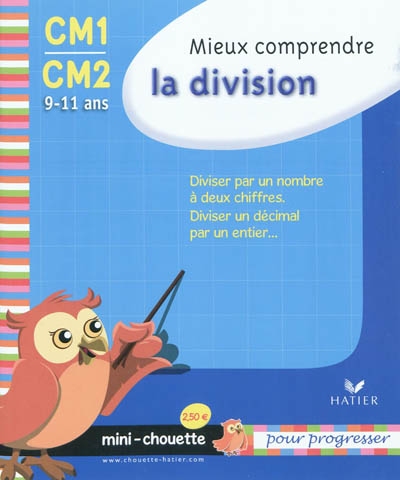 Mini chouette mieux comprendre la division cm1/cm2 9-11 ans