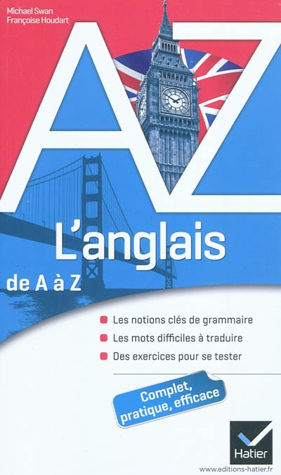 L'anglais de a a z - grammaire, conjugaison et difficultes