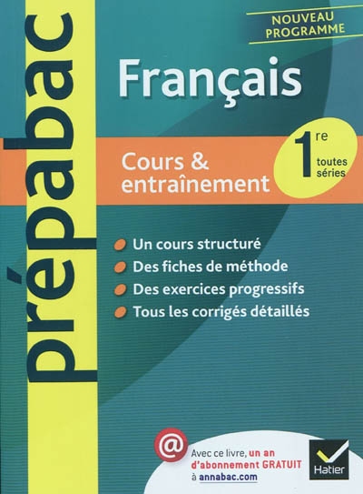 Francais 1re - prepabac cours & entrainement