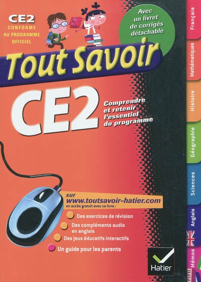 Tout savoir ce2