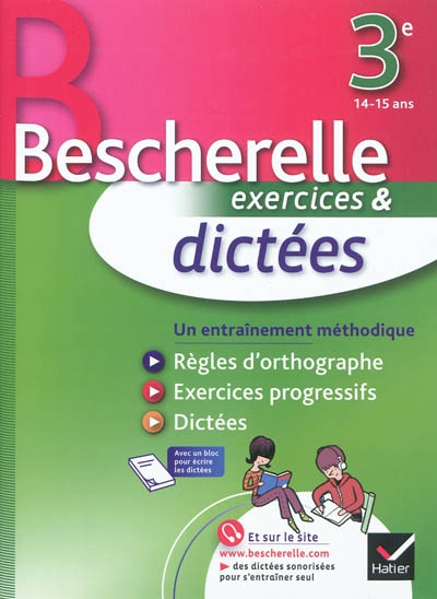 Dictees 3e - bescherelle