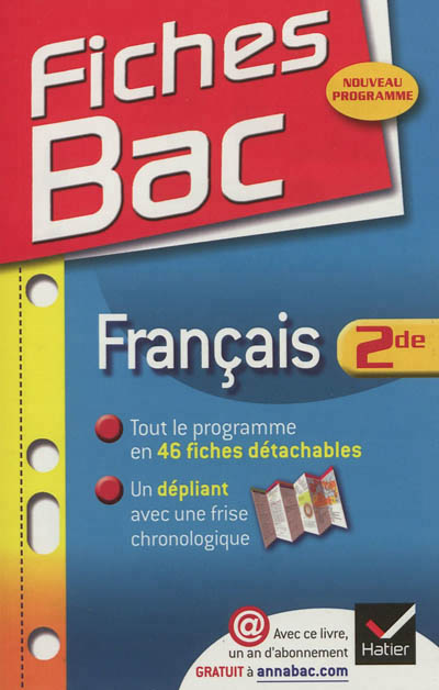 Fiches bac francais 2de