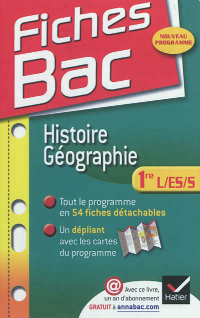 Fiches bac histoire-geographie 1re l,es,s