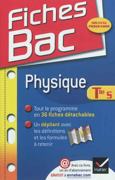 Fiches bac physique tle s