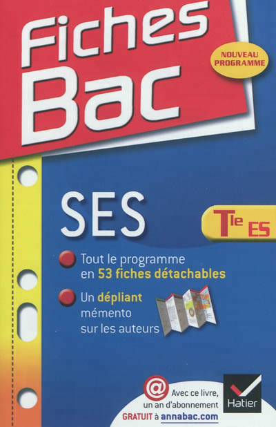 Fiches bac ses tle es