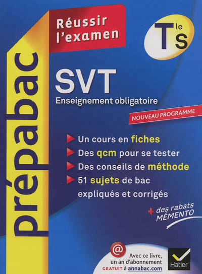 Svt tle s enseignement specifique - prepabac reussir l'examen