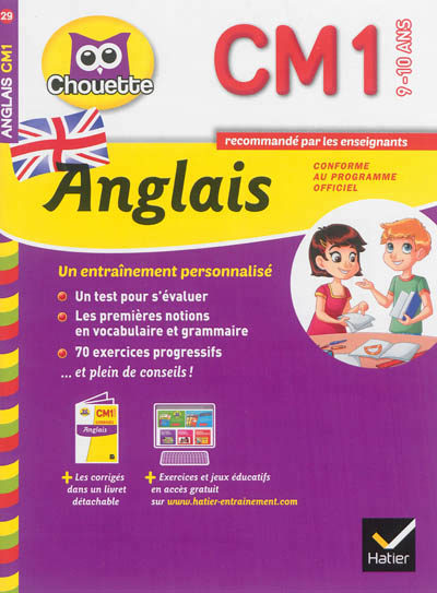 Anglais cm1