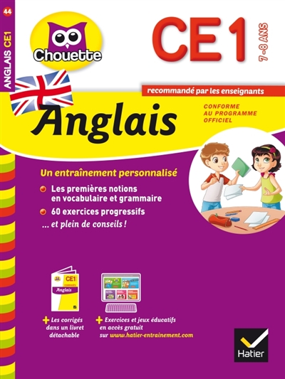 Anglais ce1