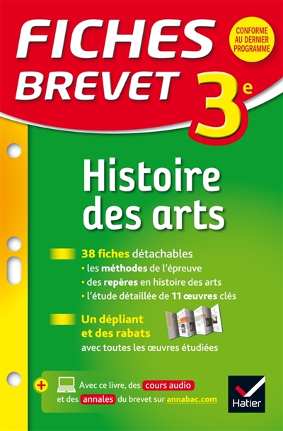 Fiches brevet histoire des arts 3e