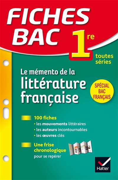 27 - fiches bac memento de la litterature francaise