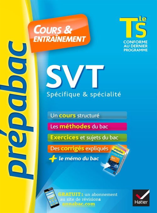 Svt tle s specifique & specialite - prepabac cours & entrainement - cours, methodes et exercices de