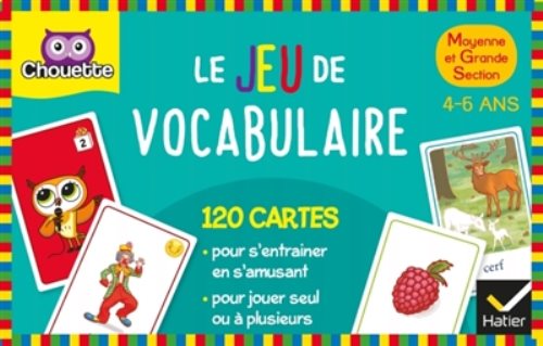 Jeu de cartes vocabulaire