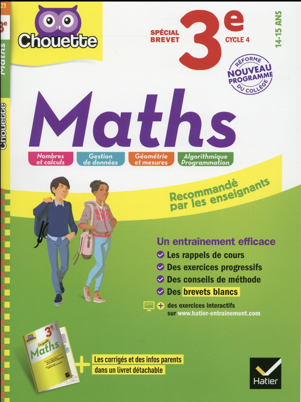 Maths 3e special brevet - cahier d'entrainement et de revision