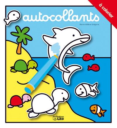 Autocollants a colorier : le