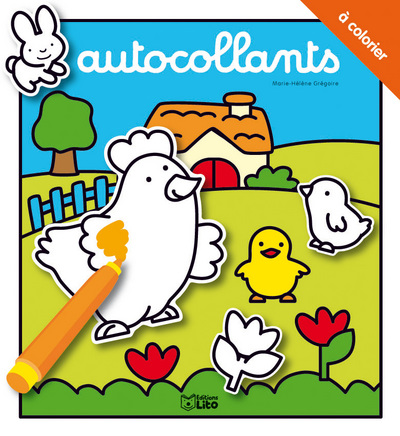Autocollants a colorier : la