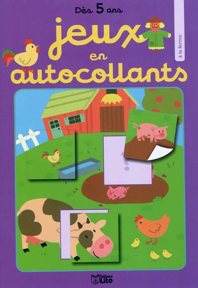 Jeux en autocollants : jeux a la ferme