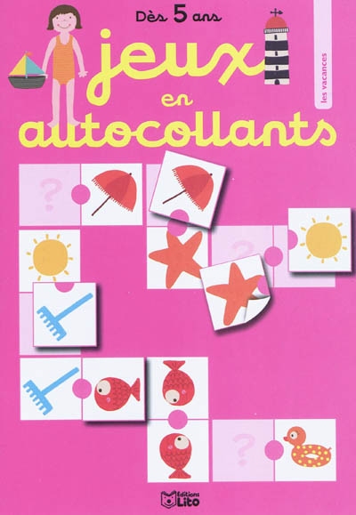 Jeux en autocollants : les vacances