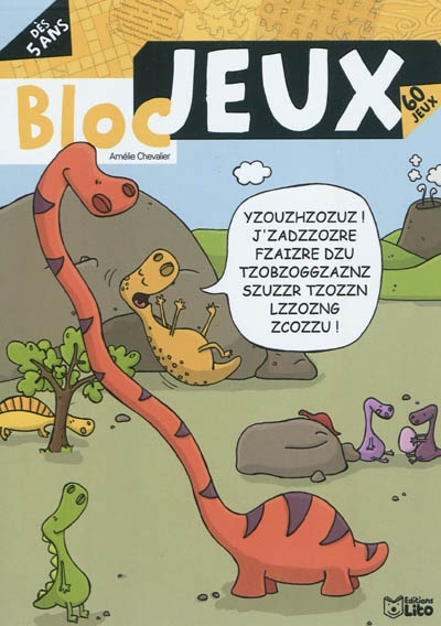 Bloc jeux dinosaures - 5 ans