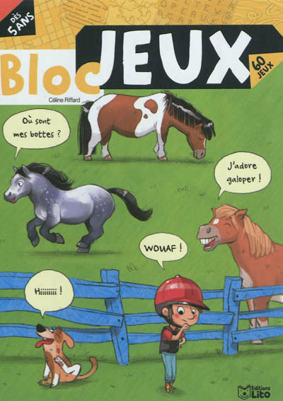 Bloc jeux poneys - 5 ans