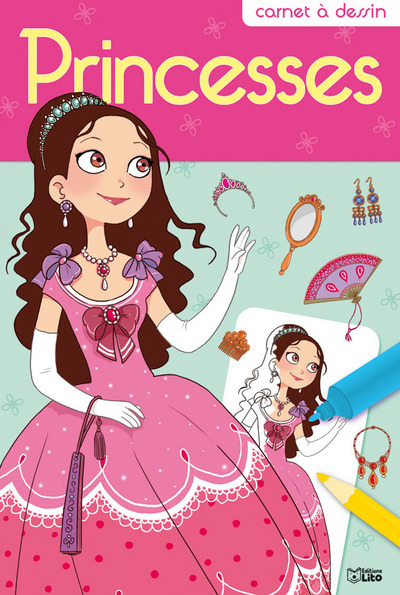 Carnet a dessin princesses