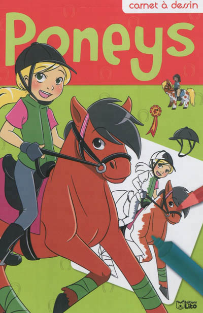 Carnet a dessin poneys