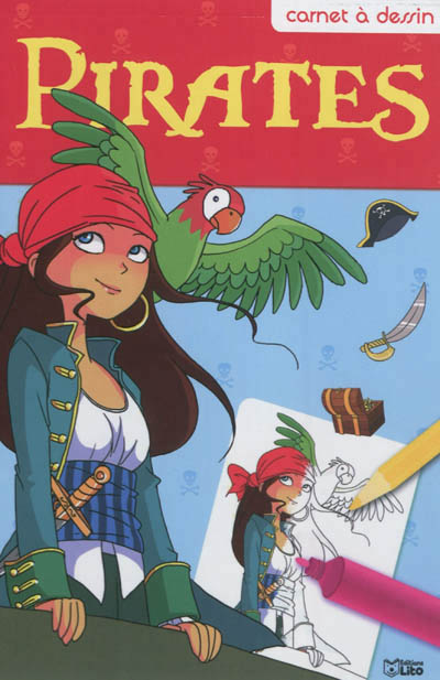 Carnet a dessin pirates