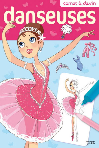 Carnet a dessin danseuses