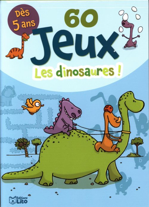 Bloc 60 jeux les dinosaures !