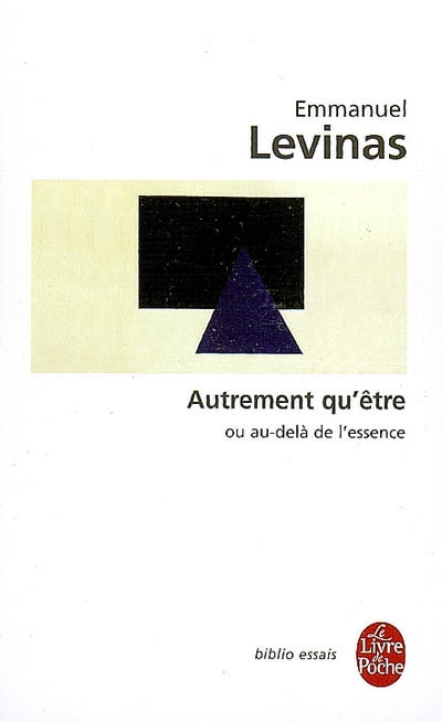 Autrement qu'etre ou au-dela de l'essence