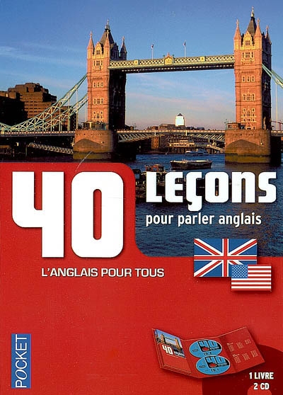 Coffret 40 lecons pour parler l'anglais (livre + 2 cd)
