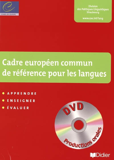 Cadre europeen commun de reference - livre + dvd