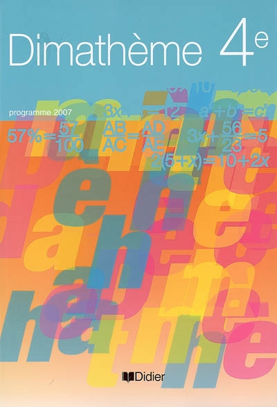 Dimatheme 4e ed 2007 livre eleve
