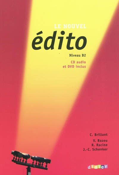 Le nouvel edito b2 - livre + cd + dvd