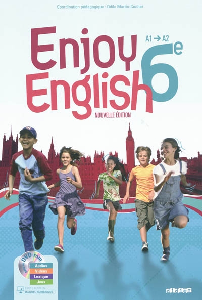 New enjoy english 6e - manuel + dvd-rom