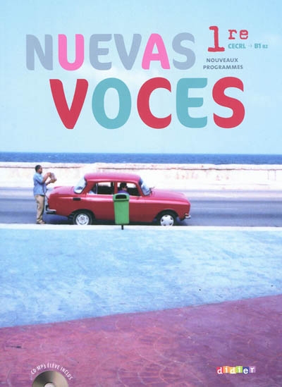 Nuevas voces 1re - manuel format compact + cd mp3