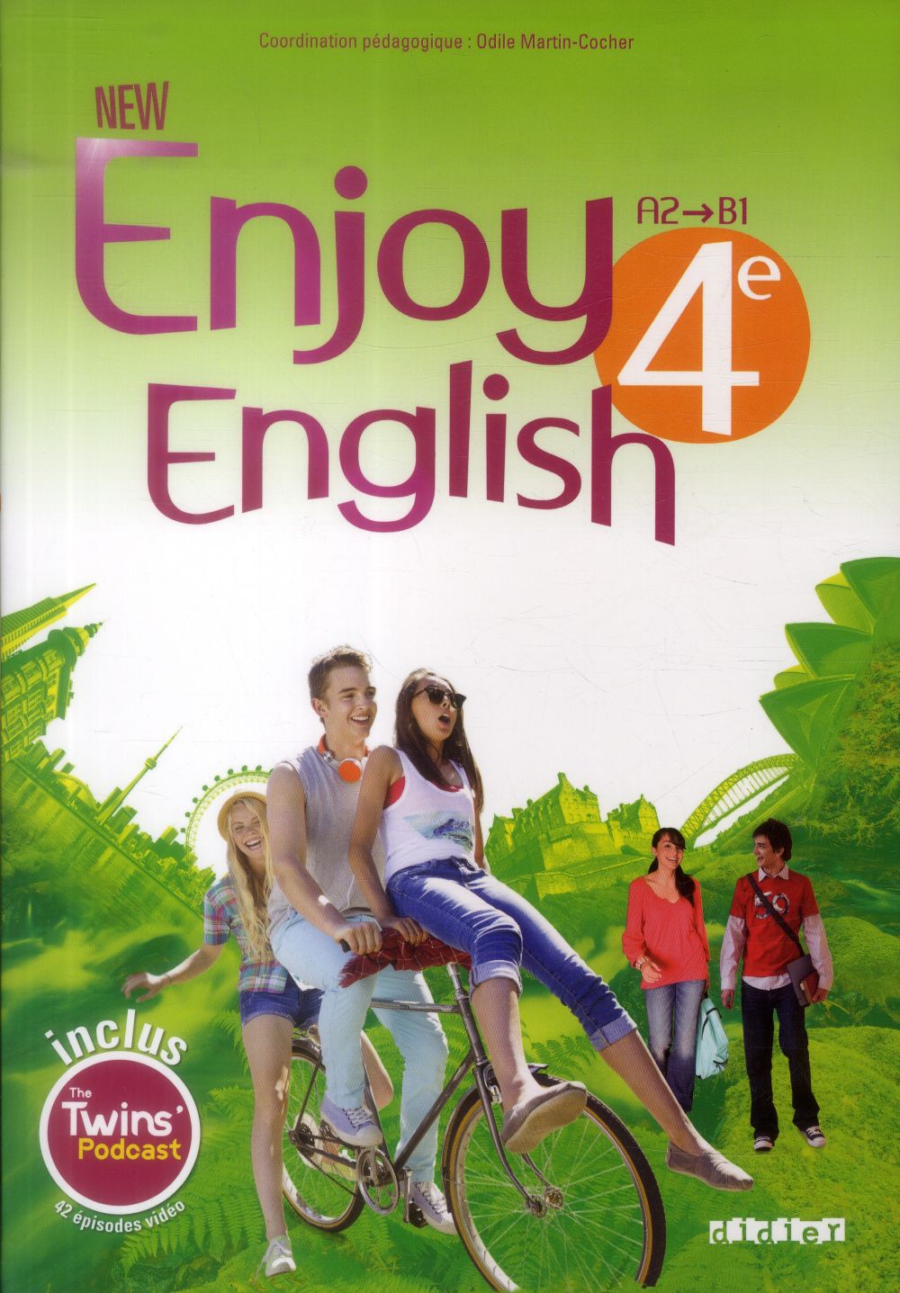 New enjoy english - anglais 4e - livre + dvd-rom